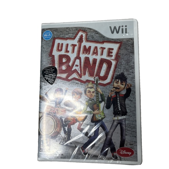 Ultimate Band Nintendo Wii Video Game Disney Rock Music Rhythm Party New Sealed - Picture 1 of 4